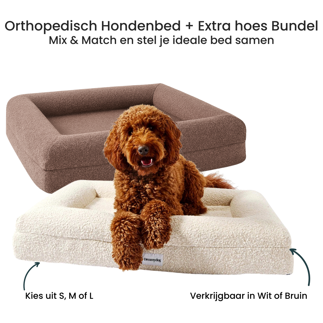 Orthopedic Dog Bed + Extra Cover Bundle