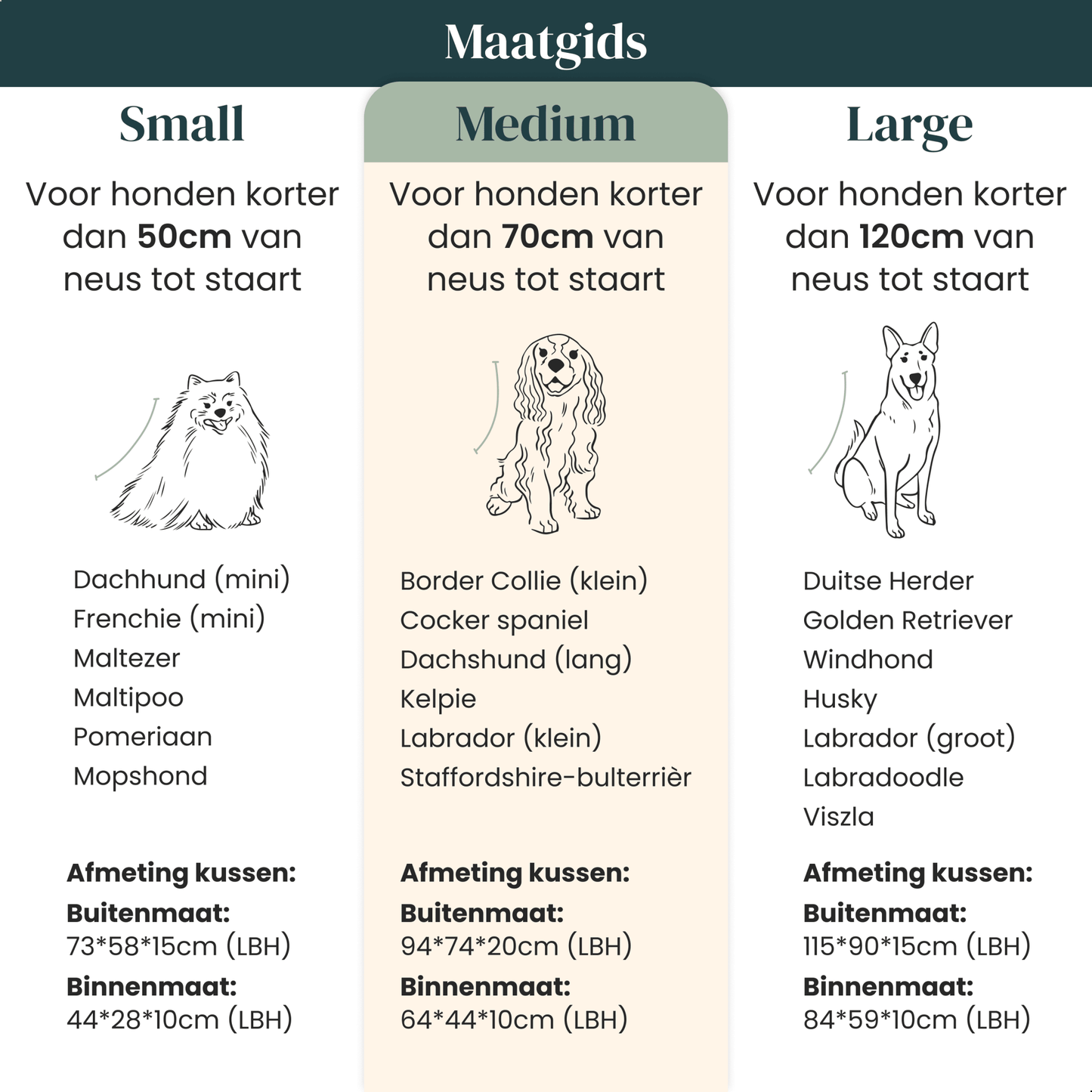 Orthopedisch hondenkussen - Bouclé Choco Bruin - Dreamydog - Hondenkussen