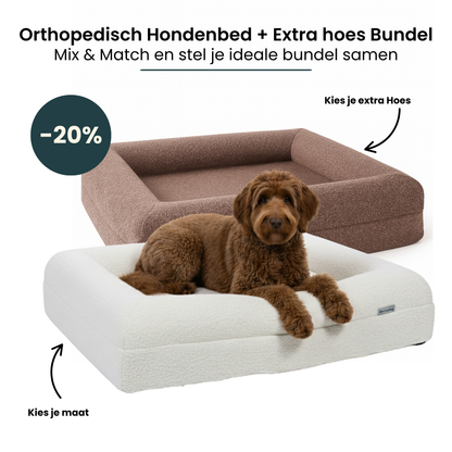 Orthopedic Dog Bed + Extra Cover Bundle