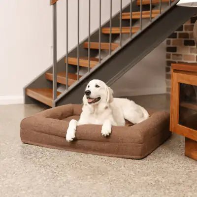 Orthopedisch hondenkussen - Bouclé Choco Bruin - Dreamydog - Hondenkussen